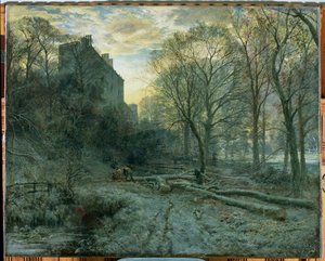 Winton House, East Lothian: a Frosty Morning, 1872